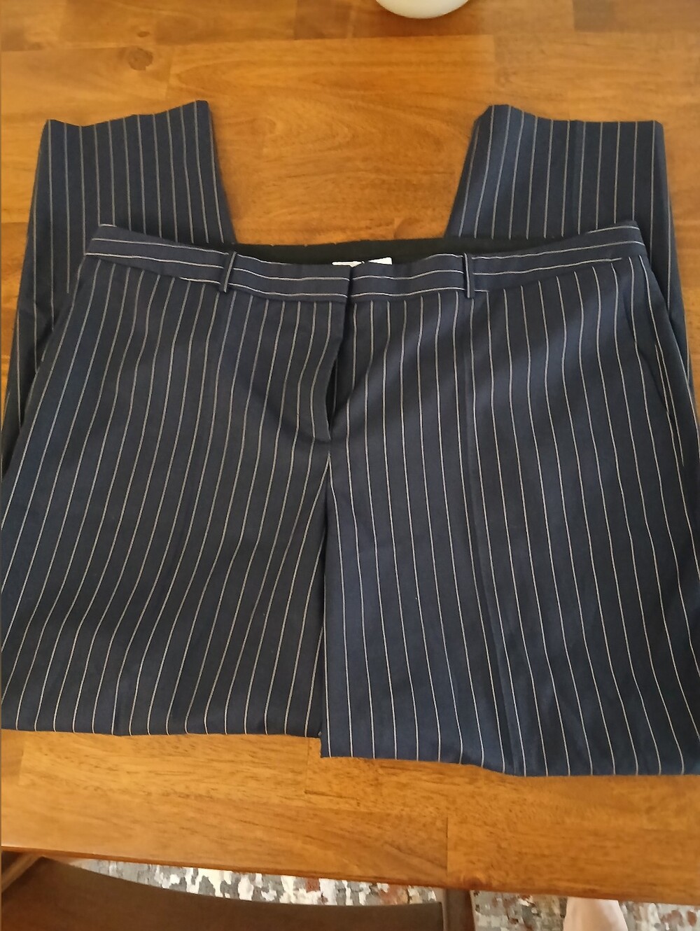 Hugo Boss Responsible Navy Pinstripe Dress Pants. NWT 278.00 Size 14
